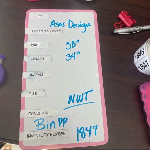 NWT ASOS DESIGNS Black pants Size 38 x 34 - Picture 11 of 11